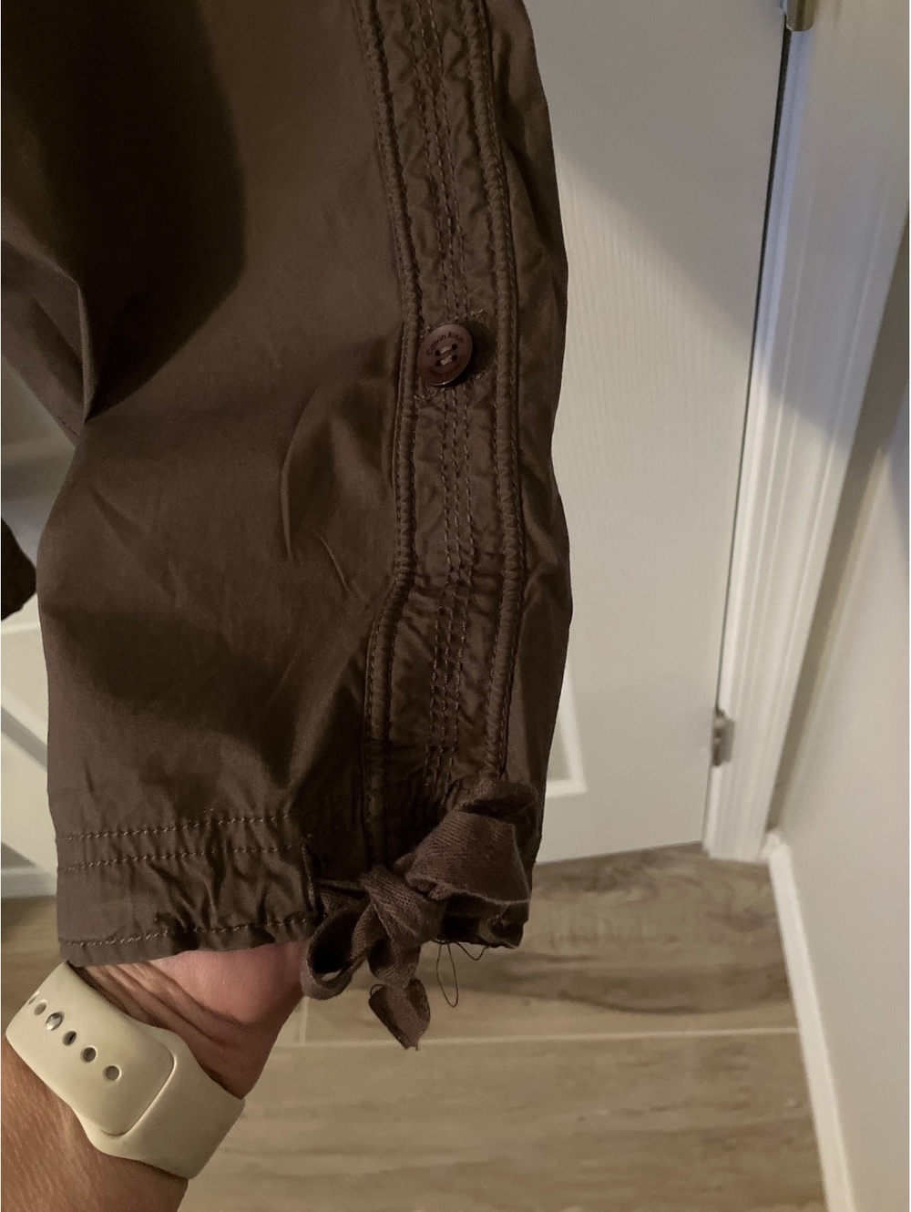 NWT Calvin Klein Cropped Casual Pants with Drawstring #244 - Picture 7 of 13